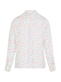 Blouse "Cocktail" Wit -Gstar Kleding Winkel bleu dazur blouse cocktail wit 4