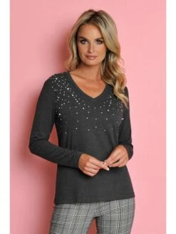 Longsleeve "Emberly" Zwart