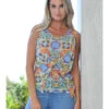 Top "Palerme" Lichtblauw -Gstar Kleding Winkel bleu dazur top palerme lichtblauw
