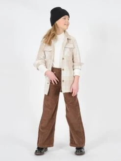 Blue Effect Blousejas Beige/wit -Gstar Kleding Winkel blue effect blousejas beige wit 2