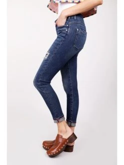 Spijkerbroek "Mila" - Skinny Fit - Donkerblauw -Gstar Kleding Winkel blue fire spijkerbroek mila skinny fit donkerblauw 1