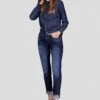 Spijkerbroek "Sofie" - Mom Fit - Donkerblauw -Gstar Kleding Winkel blue fire spijkerbroek sofie mom fit donkerblauw