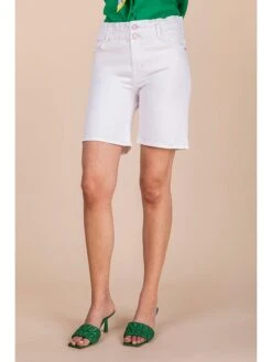 Spijkershort "Julie" Wit