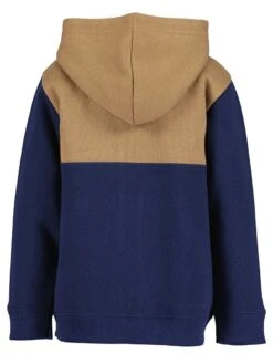 Blue Seven Sweatvest Donkerblauw/lichtbruin -Gstar Kleding Winkel blue seven sweatvest donkerblauw lichtbruin 1