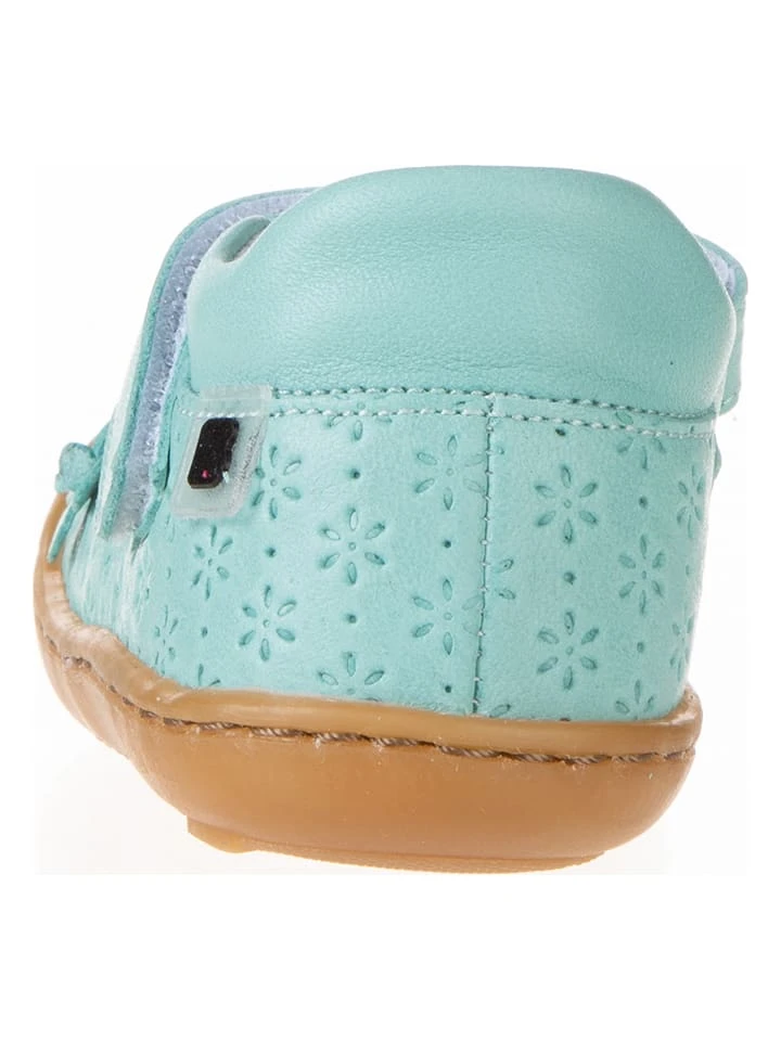 Leren Ballerina's Met Bandje Turquoise 5 Leren Ballerina's Met Bandje Turquoise - Afbeelding 3