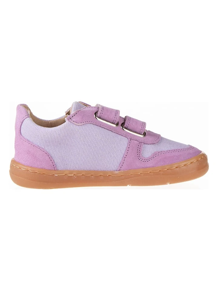 Leren Sneakers Lila/wit 4 Leren Sneakers Lila/wit - Afbeelding 2