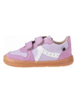 Leren Sneakers Lila/wit