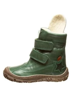 Leren Winterboots Groen -Gstar Kleding Winkel bo bell leren winterboots groen 5