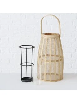 2-delige Set: Windlichten "Namur" Naturel -Gstar Kleding Winkel boltze 2 delige set windlichten namur naturel 2