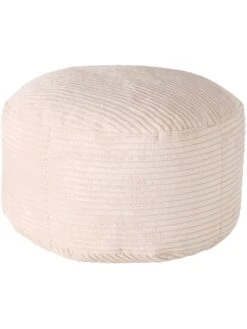 Kruk "Kordula" Beige - (H)30 X Ø 42 Cm