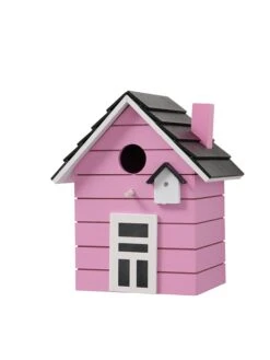 Vogelhuisje Lichtroze - (B)17 X (H)20 X (D)12 Cm