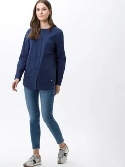 BRAX Blouse "Verena" Donkerblauw -Gstar Kleding Winkel brax blouse verena donkerblauw 2