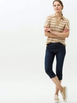 BRAX Capri-spijkerbroek "Shakirac" Donkerblauw -Gstar Kleding Winkel brax capri spijkerbroek shakirac donkerblauw 2