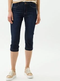 BRAX Capri-spijkerbroek "Shakirac" Donkerblauw -Gstar Kleding Winkel brax capri spijkerbroek shakirac donkerblauw 3