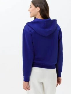 BRAX Sweatvest "Flory" Blauw -Gstar Kleding Winkel brax sweatvest flory blauw 4