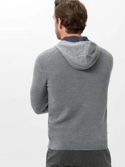 BRAX Sweatvest "Jimmy" Grijs -Gstar Kleding Winkel brax sweatvest jimmy grijs 4