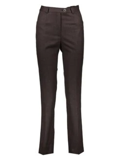 BRAX Wollen Broek "Silvia" Donkerbruin