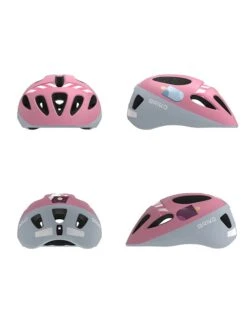 BRIKO Fietshelm "Fury" Wit/lichtroze