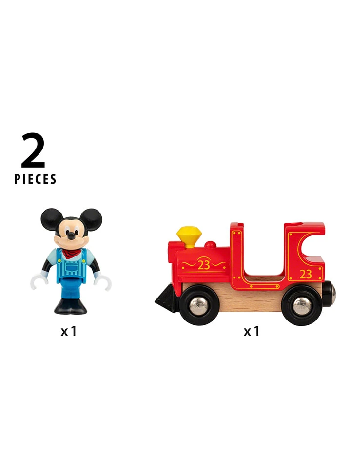 Brio 2-delige Speelset "Micky Mouse & Locomotief" - Vanaf 3 Jaar 6 Brio 2-delige Speelset "Micky Mouse & Locomotief" - Vanaf 3 Jaar - Afbeelding 4