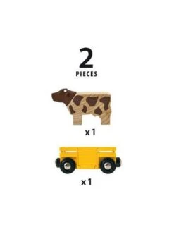 Brio Dierentransporter Met Koe - Vanaf 3 Jaar -Gstar Kleding Winkel brio dierentransporter met koe vanaf 3 jaar 1