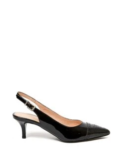 Leren Slingpumps Zwart -Gstar Kleding Winkel british passport leren slingpumps zwart 1