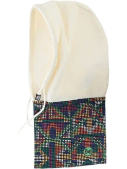 Buff Muts Crème/meerkleurig