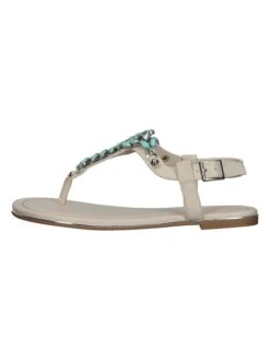 Buffalo Teenslippers Beige/turquoise