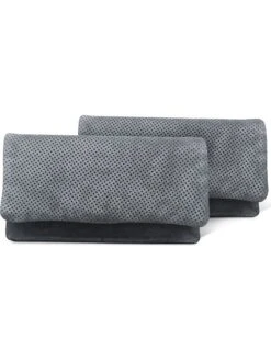 Leren Portemonnee Antraciet - (B)19 X (H)11 X (D)3 Cm