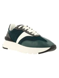 Bullboxer Sneakers Donkergroen/grijs -Gstar Kleding Winkel bullboxer sneakers donkergroen grijs 1