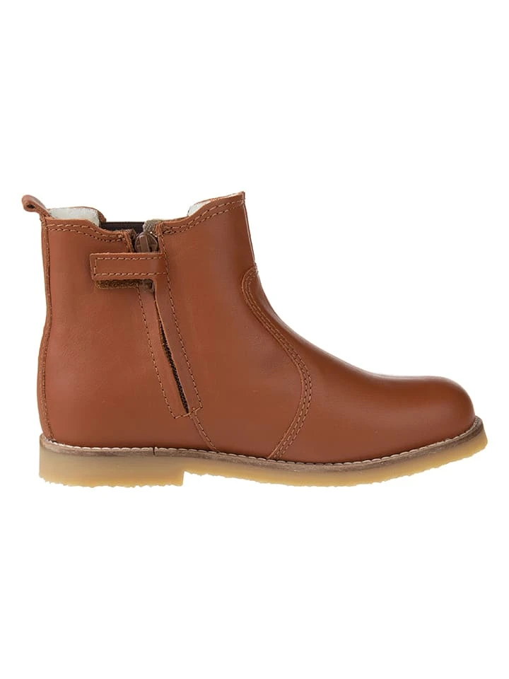 Bundgaard Leren Enkelboots "Caja" Camel 4 Bundgaard Leren Enkelboots "Caja" Camel - Afbeelding 2