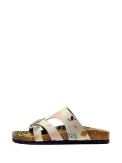 Slippers Beige/meerkleurig -Gstar Kleding Winkel calceo slippers beige meerkleurig 1