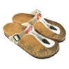 Teenslippers Crème/meerkleurig -Gstar Kleding Winkel calceo teenslippers creme meerkleurig