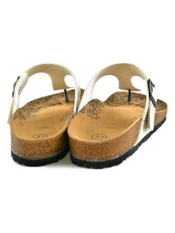 Teenslippers Crème/meerkleurig -Gstar Kleding Winkel calceo teenslippers creme meerkleurig 5