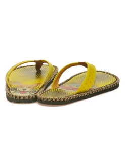 Teenslippers Geel/meerkleurig -Gstar Kleding Winkel calceo teenslippers geel meerkleurig 2