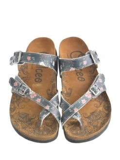 Teenslippers Grijs/meerkleurig -Gstar Kleding Winkel calceo teenslippers grijs meerkleurig 1