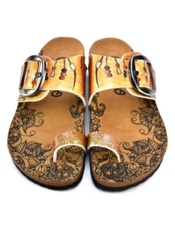 Teenslippers Oranje/meerkleurig -Gstar Kleding Winkel calceo teenslippers oranje meerkleurig 1