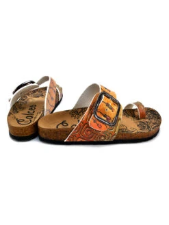 Teenslippers Oranje/meerkleurig -Gstar Kleding Winkel calceo teenslippers oranje meerkleurig 4