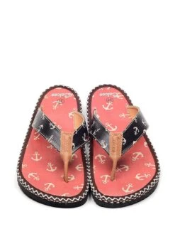 Teenslippers Rood/bruin -Gstar Kleding Winkel calceo teenslippers rood bruin 1