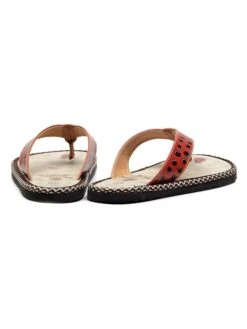 Teenslippers Rood/crème -Gstar Kleding Winkel calceo teenslippers rood creme 4