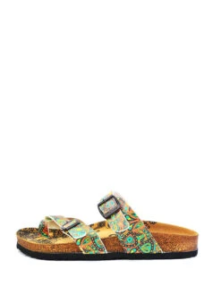 Teenslippers Turquoise/meerkleurig -Gstar Kleding Winkel calceo teenslippers turquoise meerkleurig 2