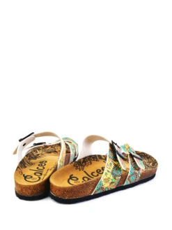 Teenslippers Turquoise/meerkleurig -Gstar Kleding Winkel calceo teenslippers turquoise meerkleurig 4