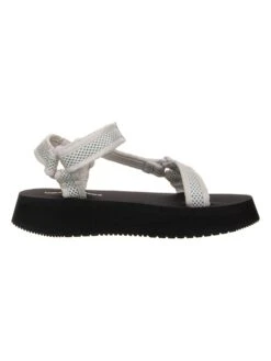 Calvin Klein Sandalen Grijs/zwart -Gstar Kleding Winkel calvin klein sandalen grijs zwart 1