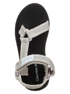 Calvin Klein Sandalen Grijs/zwart -Gstar Kleding Winkel calvin klein sandalen grijs zwart 3