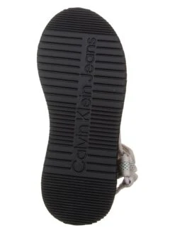 Calvin Klein Sandalen Grijs/zwart -Gstar Kleding Winkel calvin klein sandalen grijs zwart 4