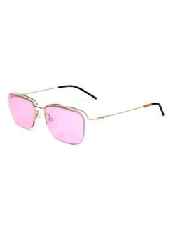 Calvin Klein Unisekszonnebril Goudkleurig/lichtroze -Gstar Kleding Winkel calvin klein unisekszonnebril goudkleurig lichtroze 1