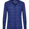 Linnen Blouse - Slim Comfort Fit - Donkerblauw