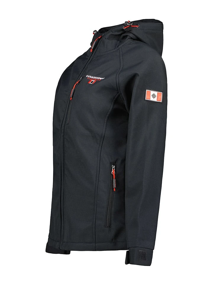 Softshelljas "Tacereak" Zwart 5 Softshelljas "Tacereak" Zwart - Afbeelding 3