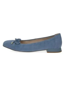 Caprice Leren Ballerina's "Vanny" Blauw -Gstar Kleding Winkel caprice leren ballerinas vanny blauw 1