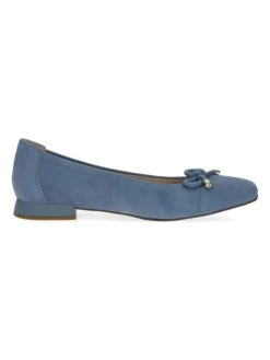 Caprice Leren Ballerina's "Vanny" Blauw -Gstar Kleding Winkel caprice leren ballerinas vanny blauw 2