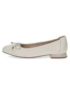 Caprice Leren Ballerina's "Vanny" Crème -Gstar Kleding Winkel caprice leren ballerinas vanny creme 1